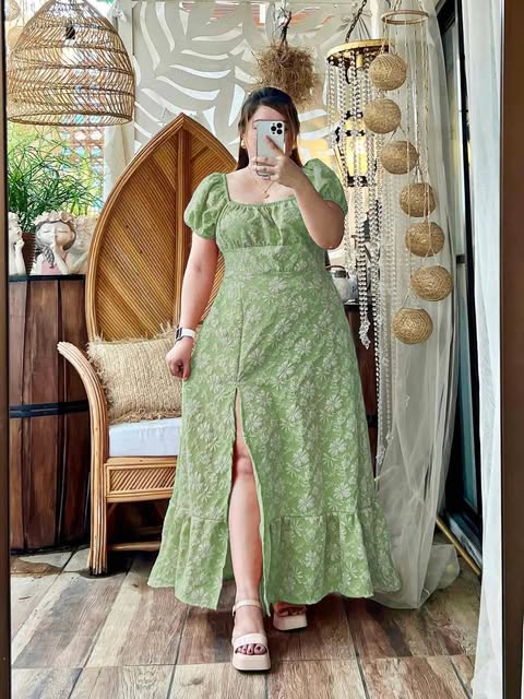 Plus Size Elizabeth Maxi Slit Dress