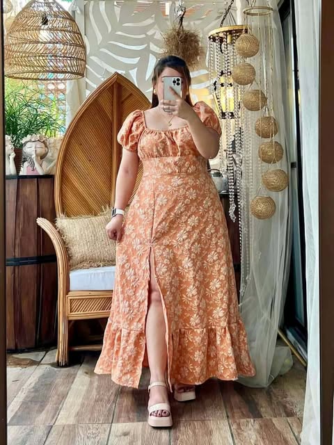 Plus Size Elizabeth Maxi Slit Dress