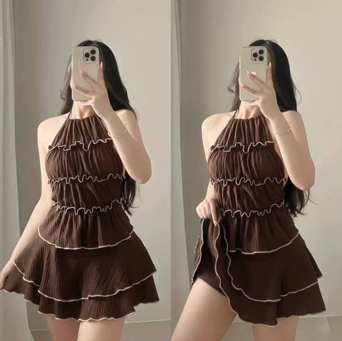 Alice Backless Halter Top and Skort Coords