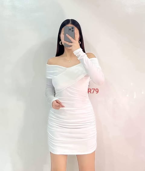 Venus Longsleeve Offshoulder Bodycon Mini Dress