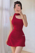 Sadie One Side Mini Dress With Shawl
