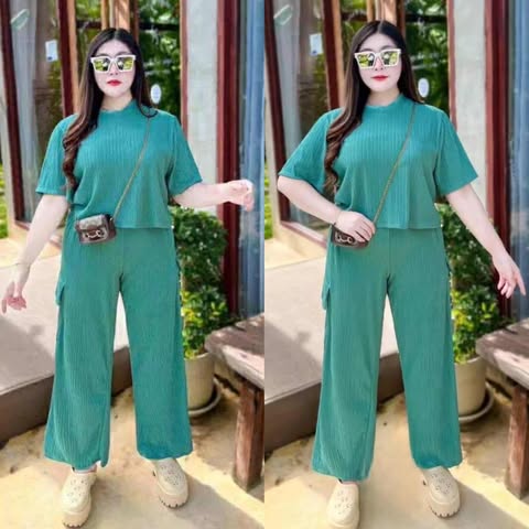 Plus SizeRita Cargo Pants Coords