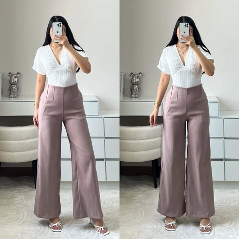 Brissa Wideleg Trouser Pants