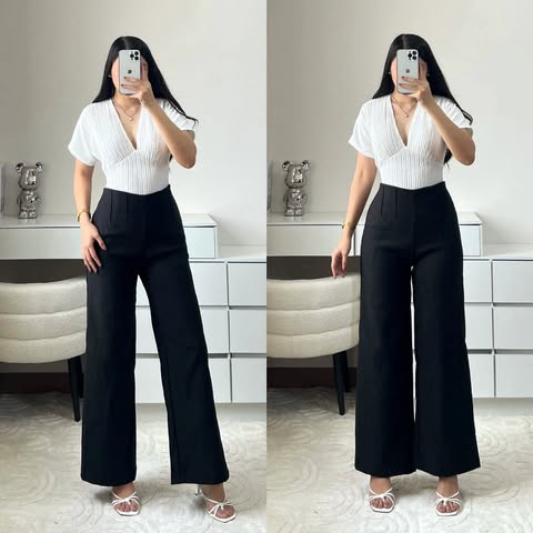 Brissa Wideleg Trouser Pants