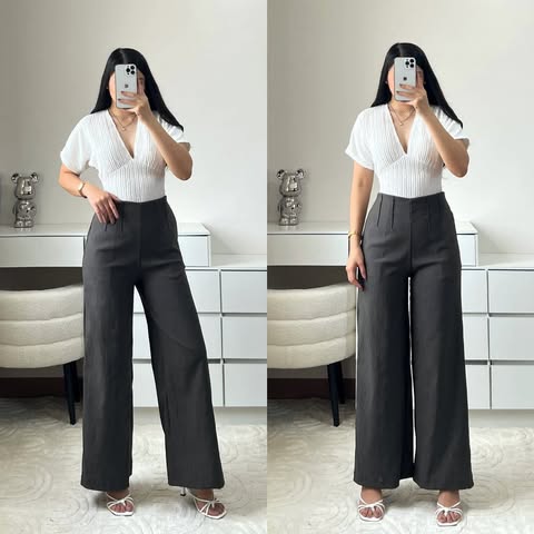 Brissa Wideleg Trouser Pants