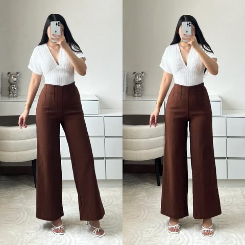 Brissa Wideleg Trouser Pants