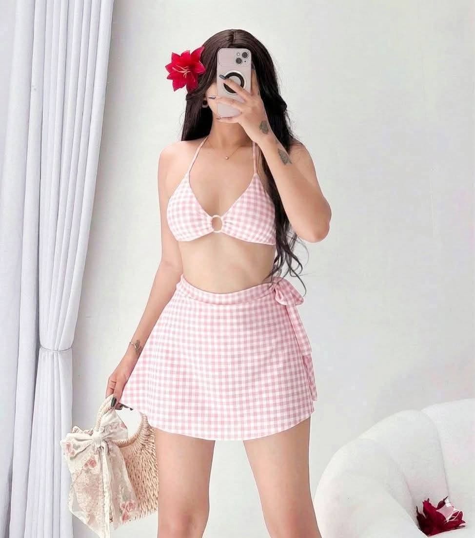 Pau Padded Swimsuit Gingham