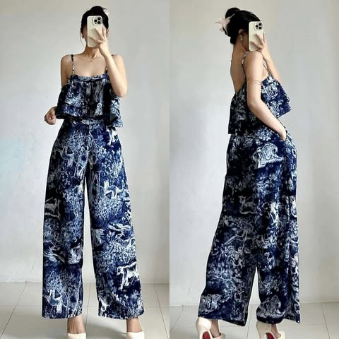 Atasha Layered Top and Pants Coords