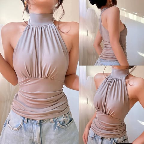 Aviona Padded Halter Top