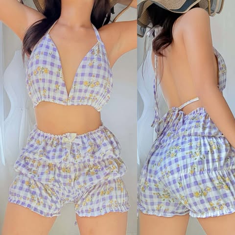 Dianne Padded Top and Bloomer Shorts Swimwear