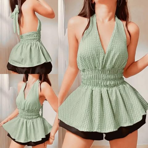 Jazz Padded Backless Top