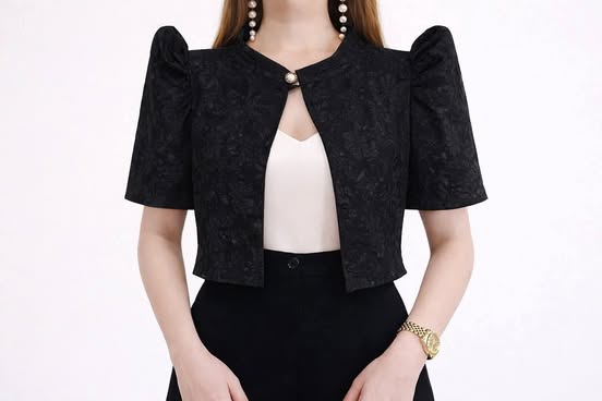 Plus Size Josephine Filipiniana Bolero Top