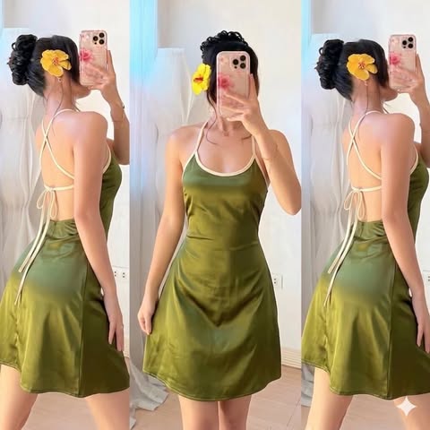 Dally Backless Mini Dress