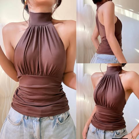 Aviona Padded Halter Top