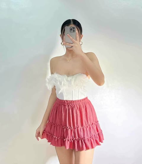Laliza Skater Mini Skirt