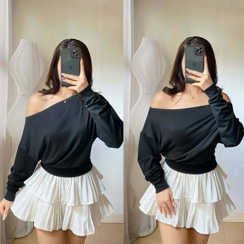Hailey Offshoulder Longsleeve Top