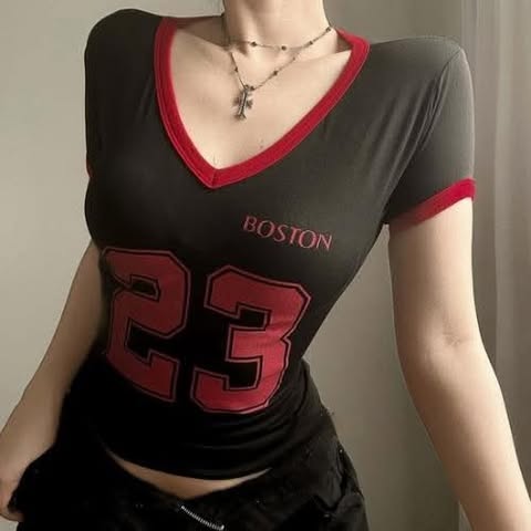 Chin Vneck Top
