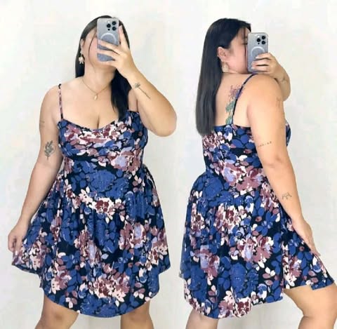 Plus Size Popz Spag Mini Dress