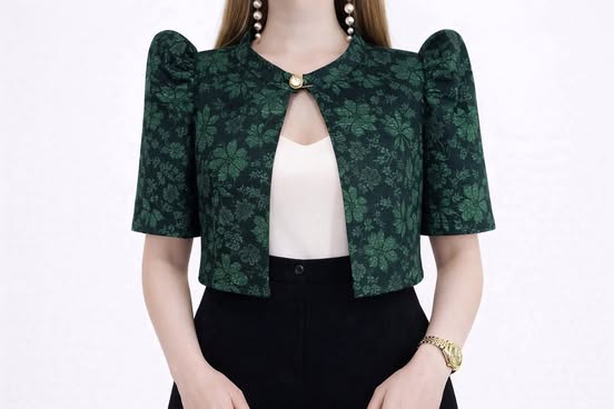 Plus Size Josephine Filipiniana Bolero Top