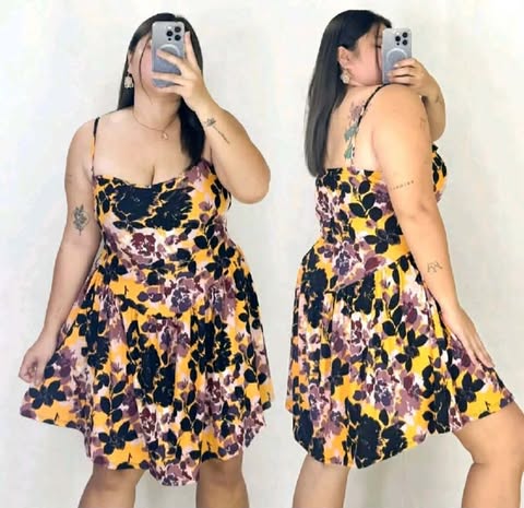 Plus Size Popz Spag Mini Dress
