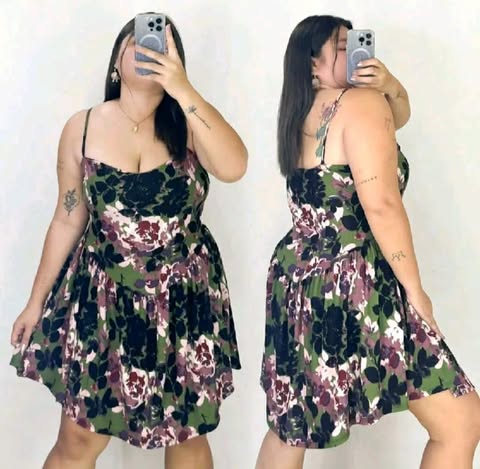 Plus Size Popz Spag Mini Dress