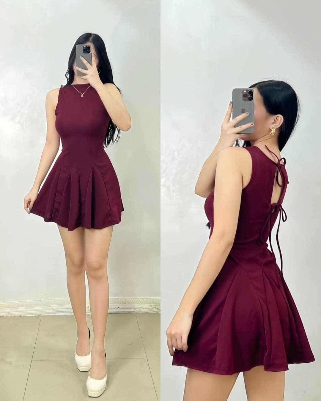 Marizel Two Way Skater Mini Dress