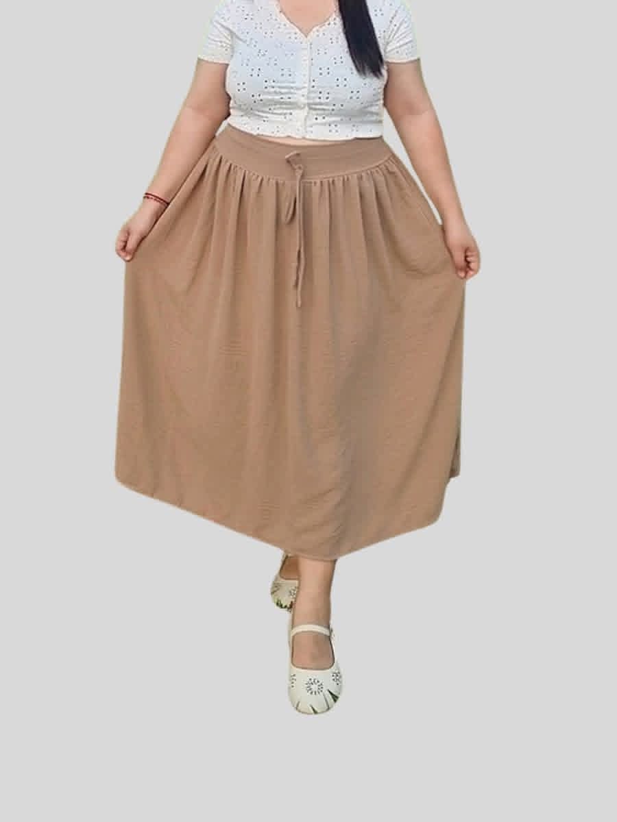 Plus Size Alona Summer Maxi Skirt