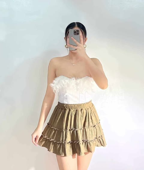 Laliza Skater Mini Skirt