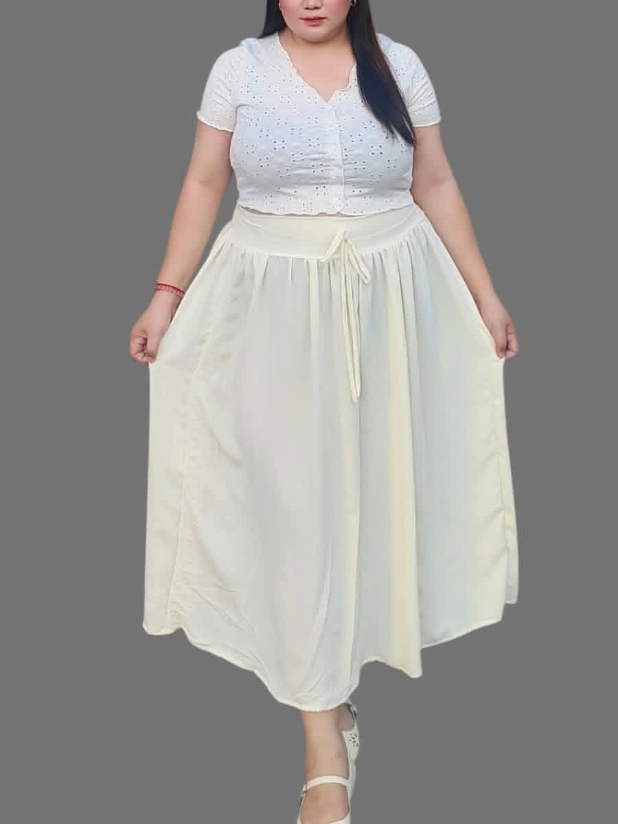 Plus Size Alona Summer Maxi Skirt