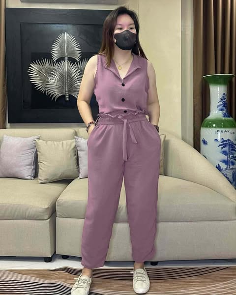 Plus Size Levy Sleeveless Top and Pants Coords