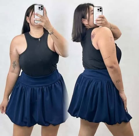 Plus Size Charie Balloon Skirt