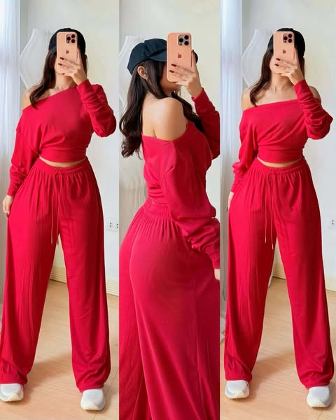 Lara Offshoulder Top and Pants Coords