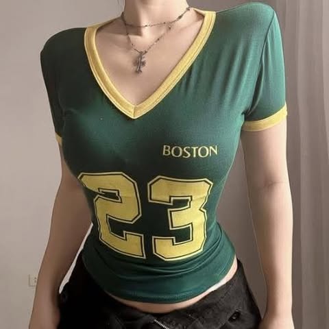 Chin Vneck Top