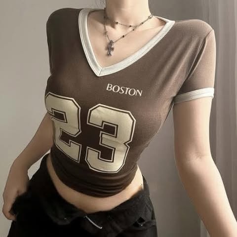 Chin Vneck Top