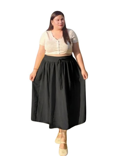 Plus Size Alona Summer Maxi Skirt