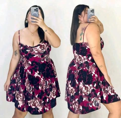 Plus Size Popz Spag Mini Dress