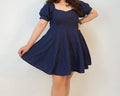 Plus Size Blissa Puff Mini Dress