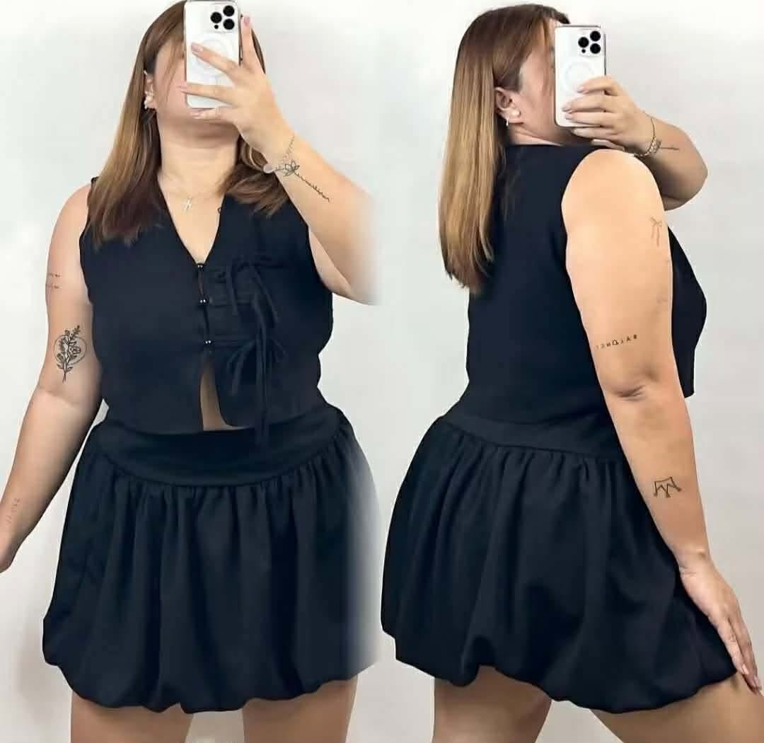 Plus Size Charie Balloon Skirt
