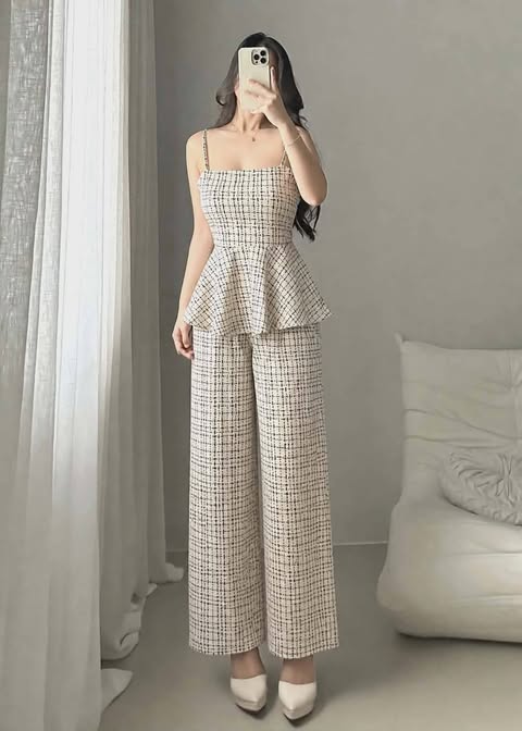 Trina Spag Top and Pants Coords