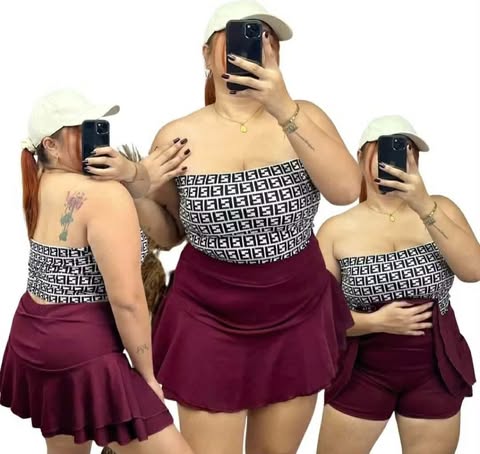 Plus Size Zora Skort