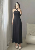 Clarita Halter Bodycon Maxi Dress
