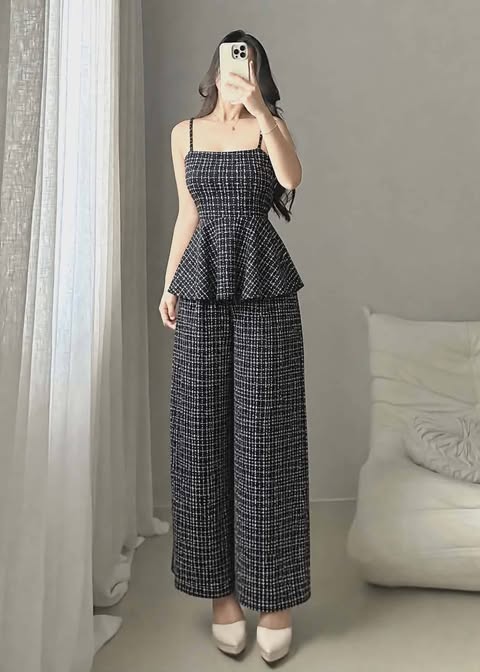 Trina Spag Top and Pants Coords
