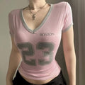 Chin Vneck Top