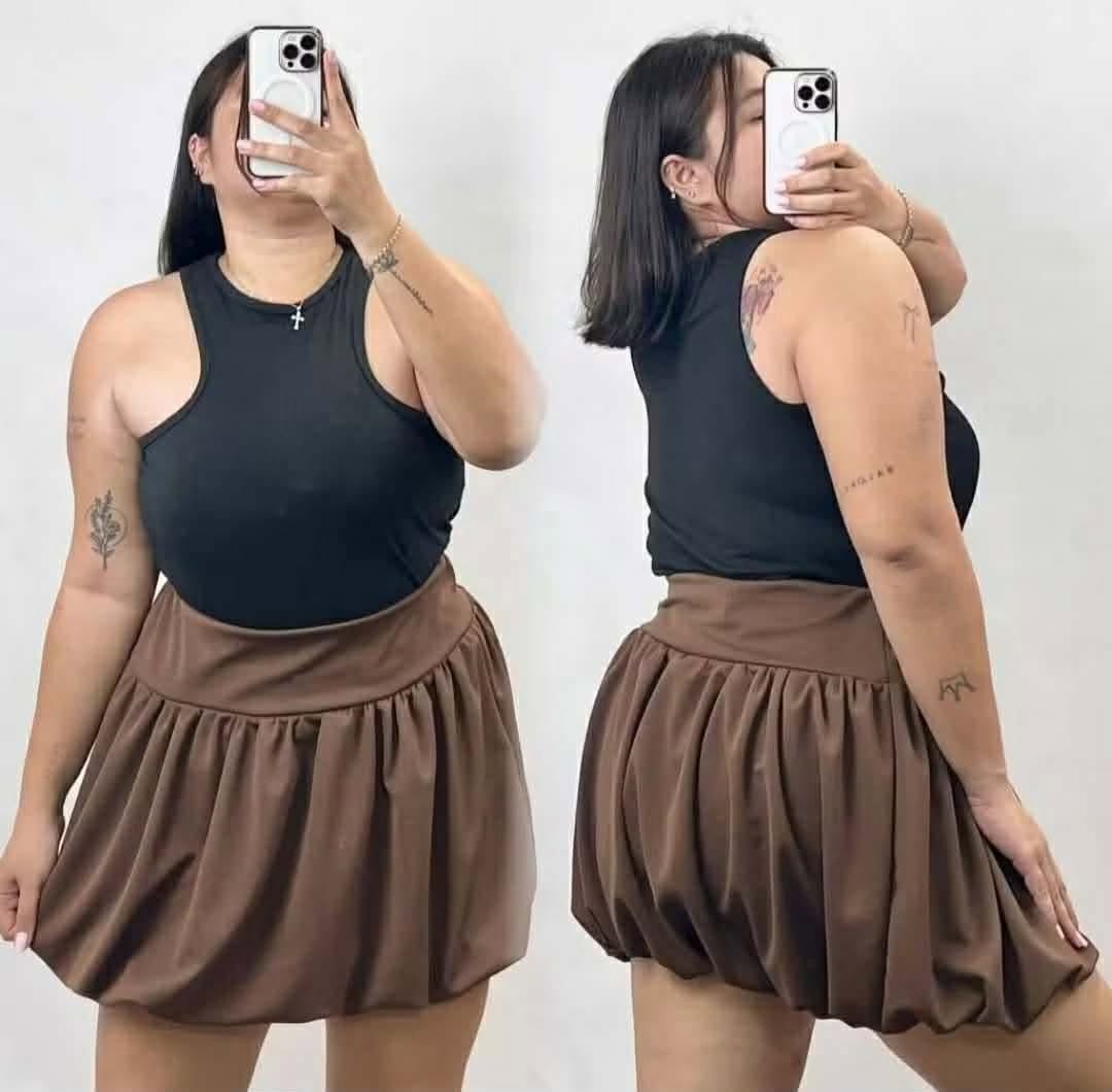Plus Size Charie Balloon Skirt