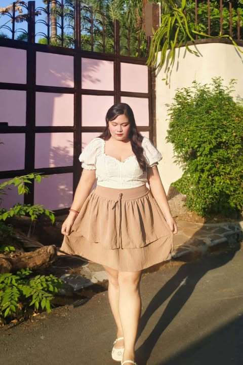 Plus Size Betty Layered Mini Skirt