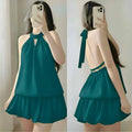 Garte V2 Backless Balloon Mini Dress