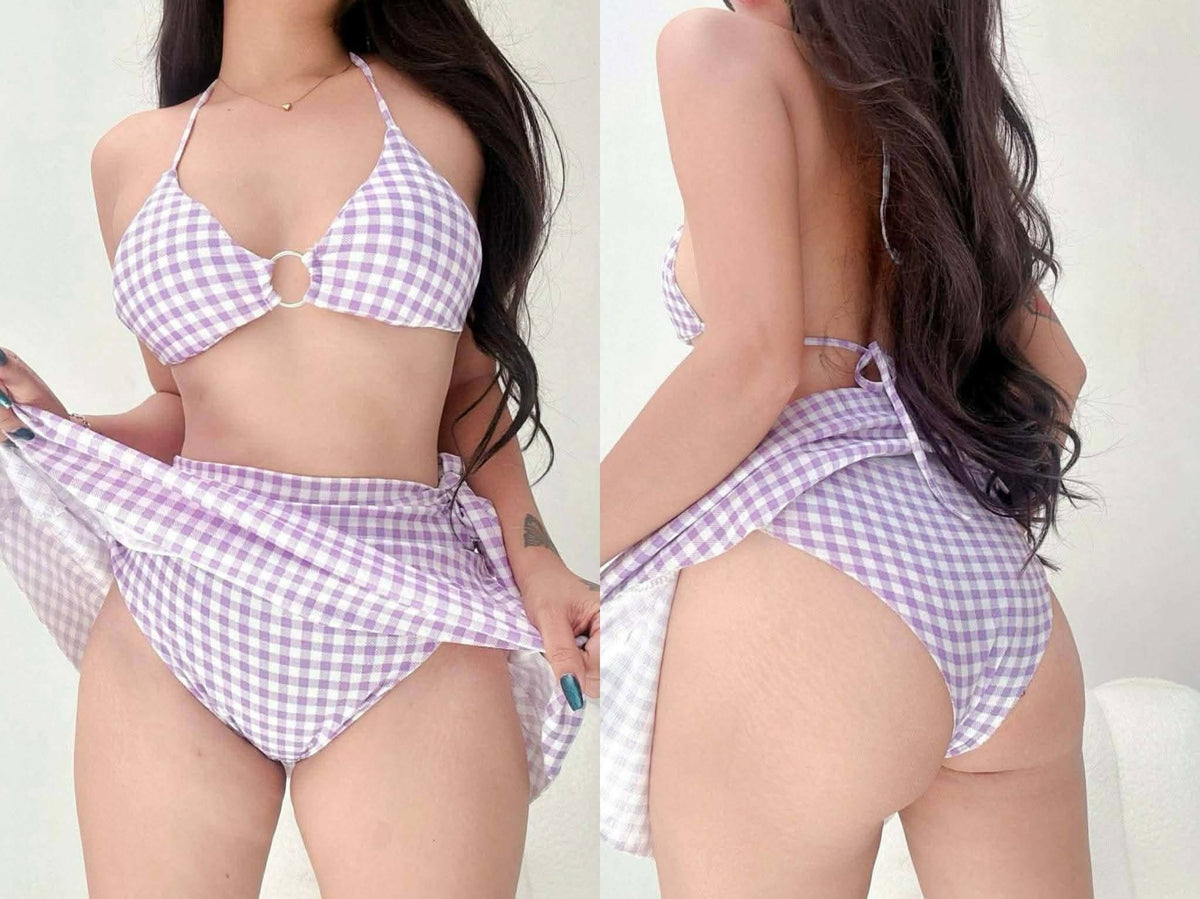 Pau Padded Swimsuit Gingham