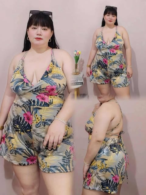 Plus Size Sanya Padded Romper