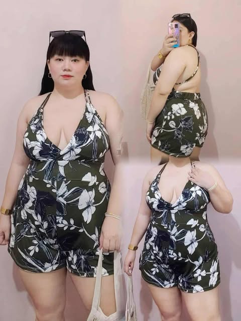 Plus Size Sanya Padded Romper