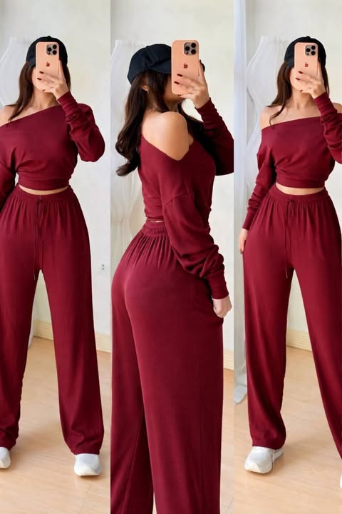 Lara Offshoulder Top and Pants Coords